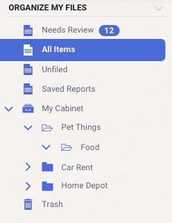 Organize files